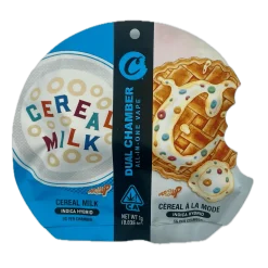 Dual Chamber THC Vape Pen 0.5+0.5ml – Cereal Milk & Cereal A La Mode